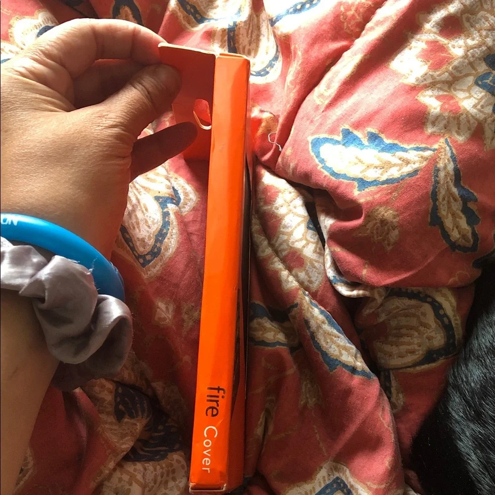 Amazon Fire Tablet Cover - Orange and Black